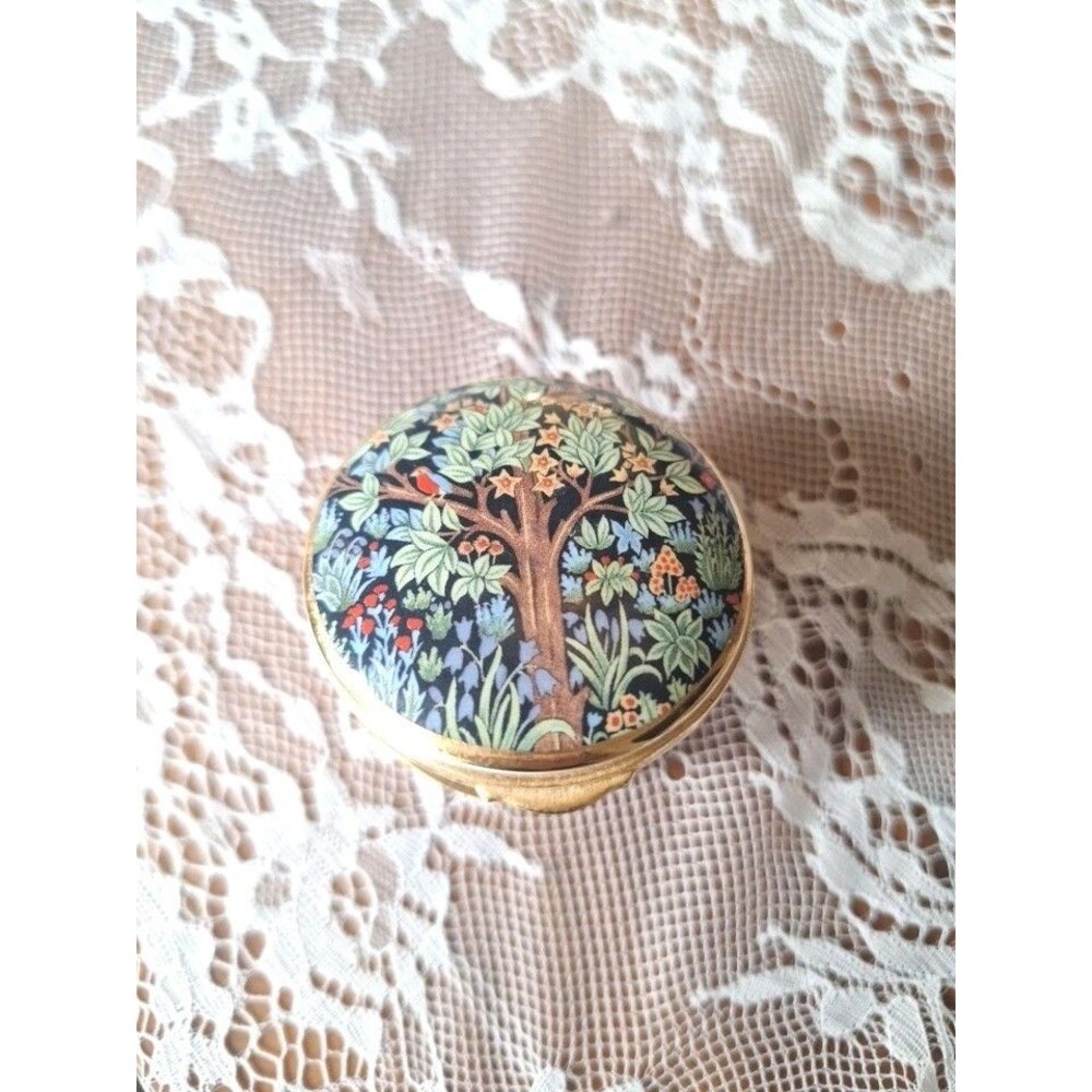 William Morris Museum Collections Ltd Trinket Box Fine Bone China Tree Of Life